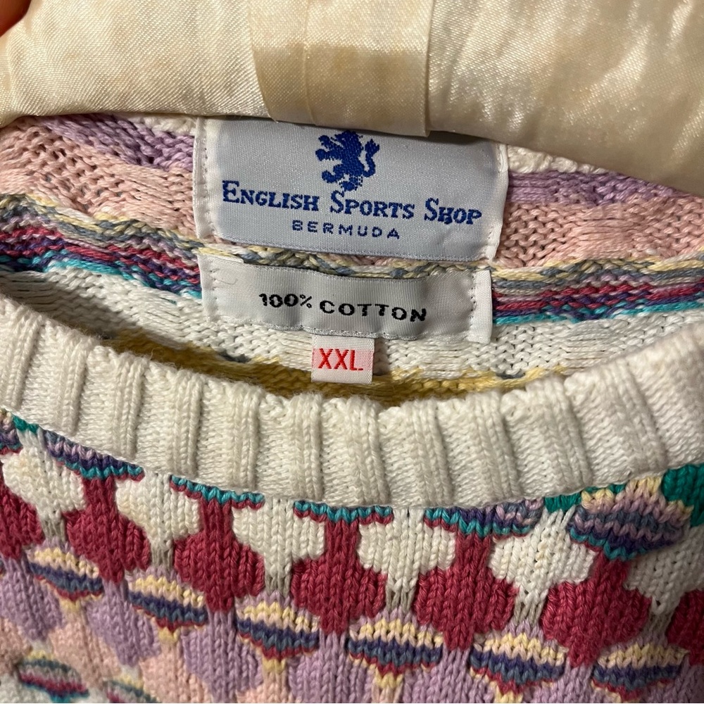 Oversized patterned sweater - Picture 3 of 3